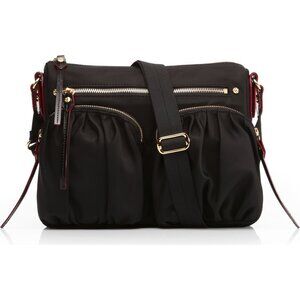 MZ WALLACE Black Nylon Paige Crossbody Purse